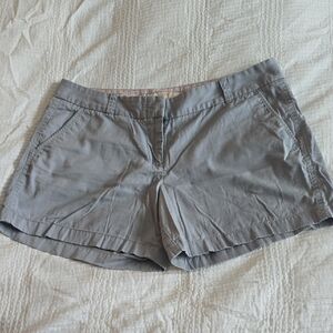 J.Crew Gray Chino Shorts Size 8